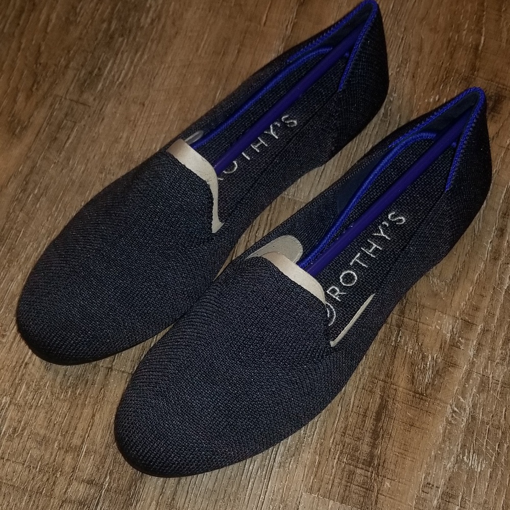Rothy's navy Heather loafers